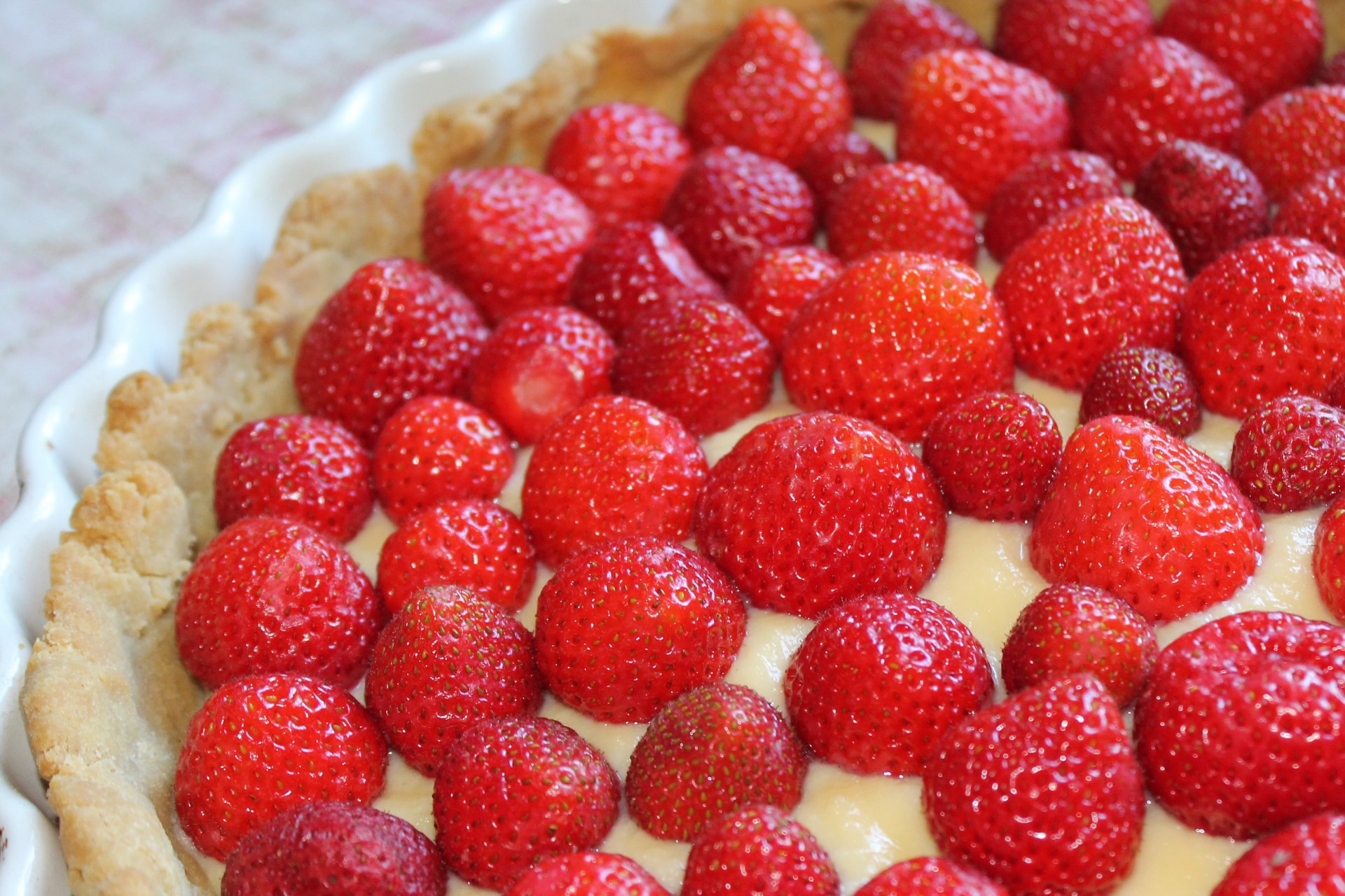 tarte aux fraises sans gluten