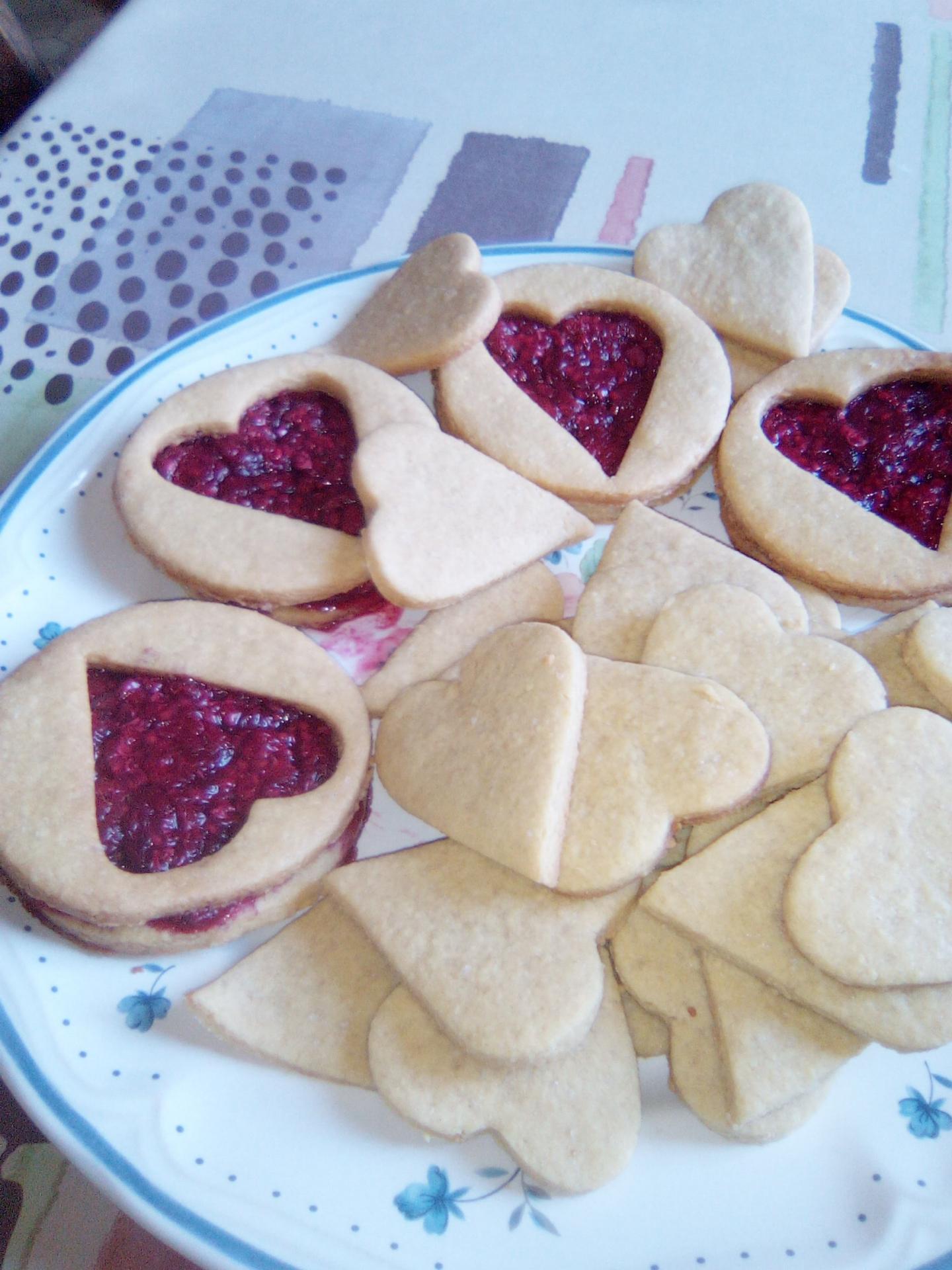 Sables coeur framboise 2