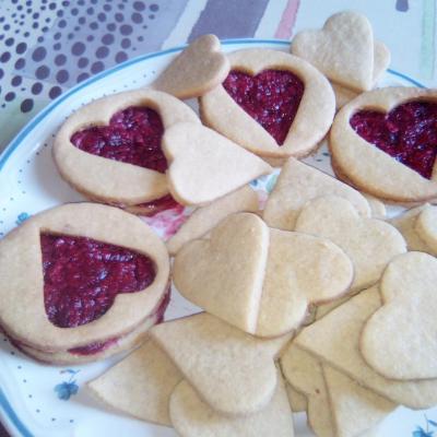 Sables coeur framboise 2